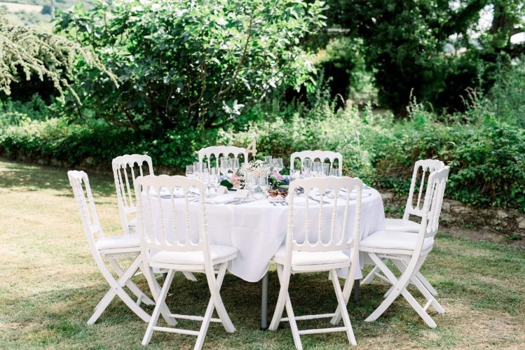 Garden - near the swimming pool (rented chairs and tables)